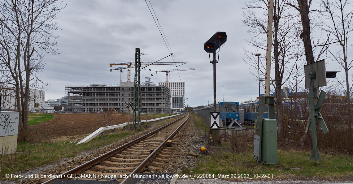 29.03.2023 - Baustelle REVO und Umgebung in Neuperlach